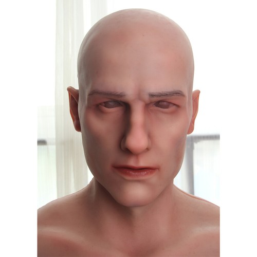 Young man realistic silicone
